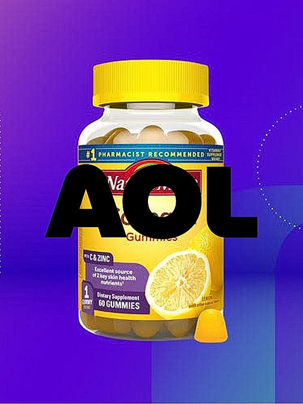 Vitamin C and Zinc gummy supplement bottle