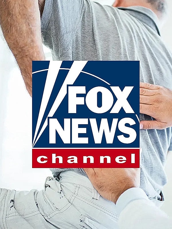 Fox News logo with physical therapy imagery.